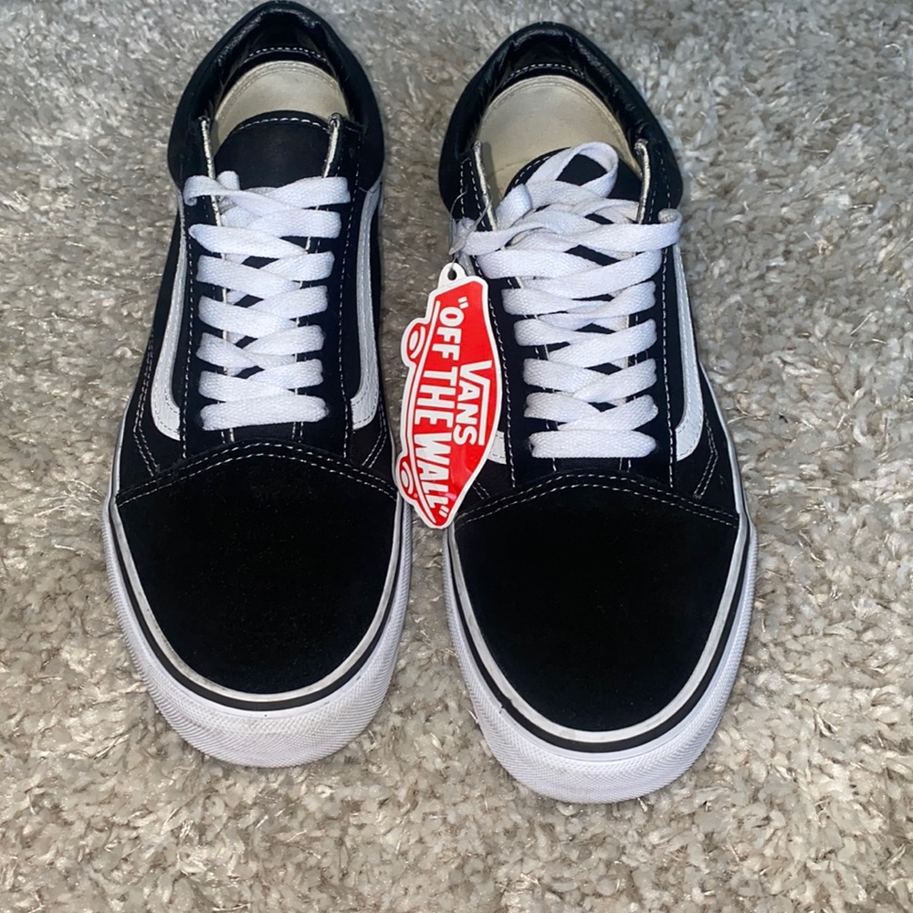 Black classic old school vans